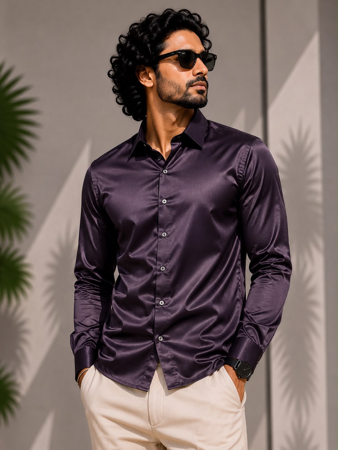 SATIN SHIRT