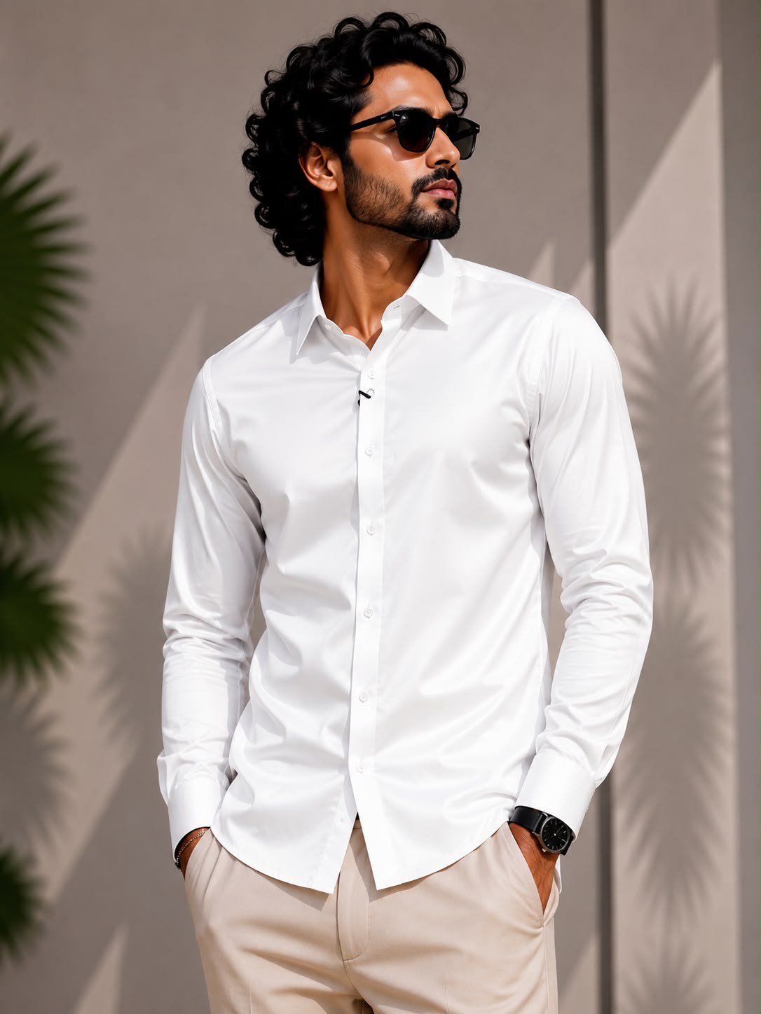 SATIN SHIRT