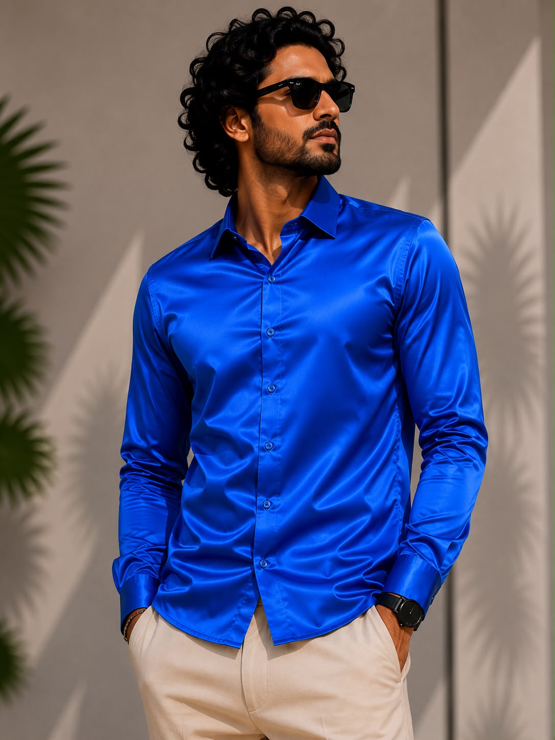 SATIN SHIRT