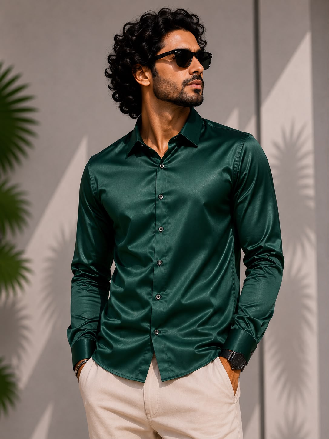 SATIN SHIRT