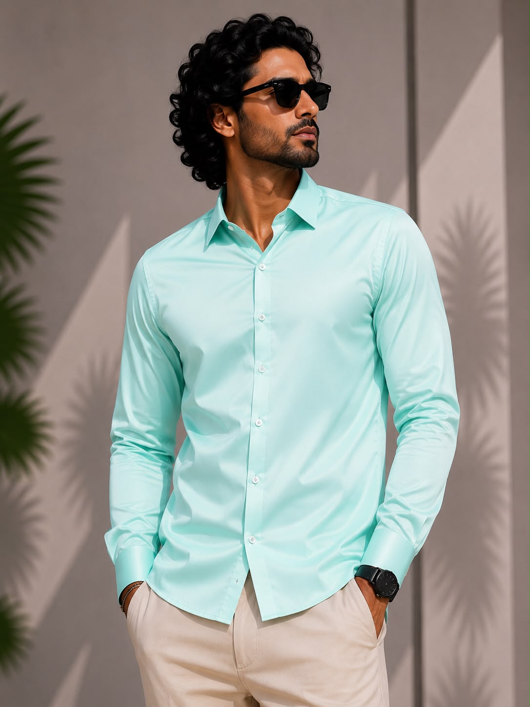 SATIN SHIRT