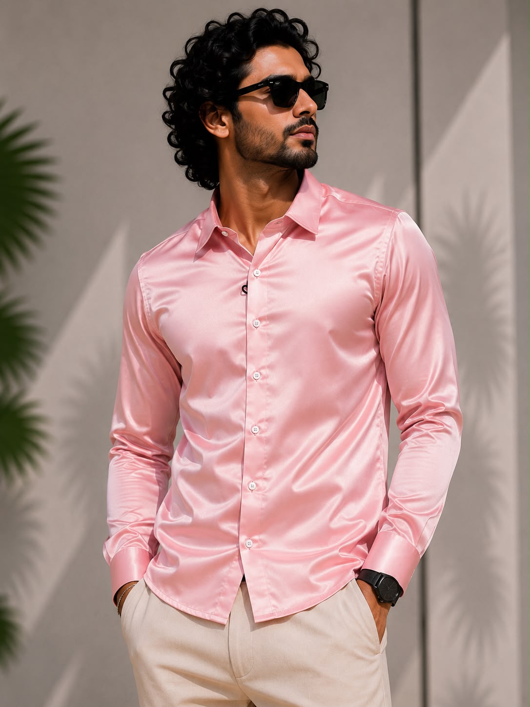 SATIN SHIRT