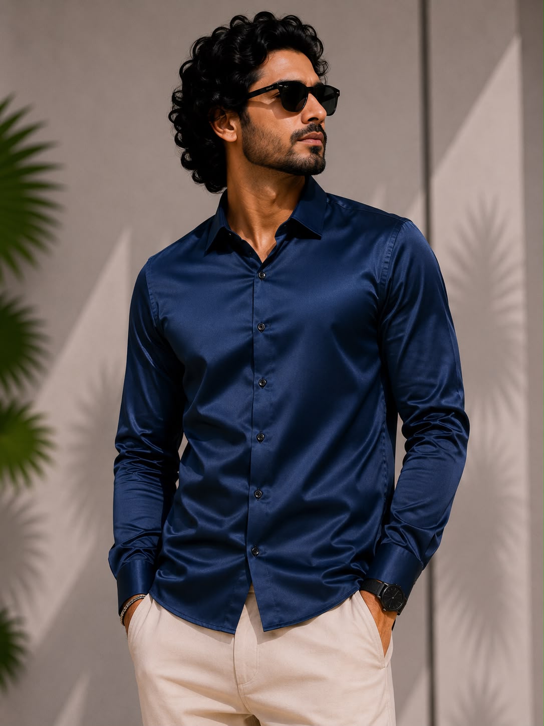 SATIN SHIRT